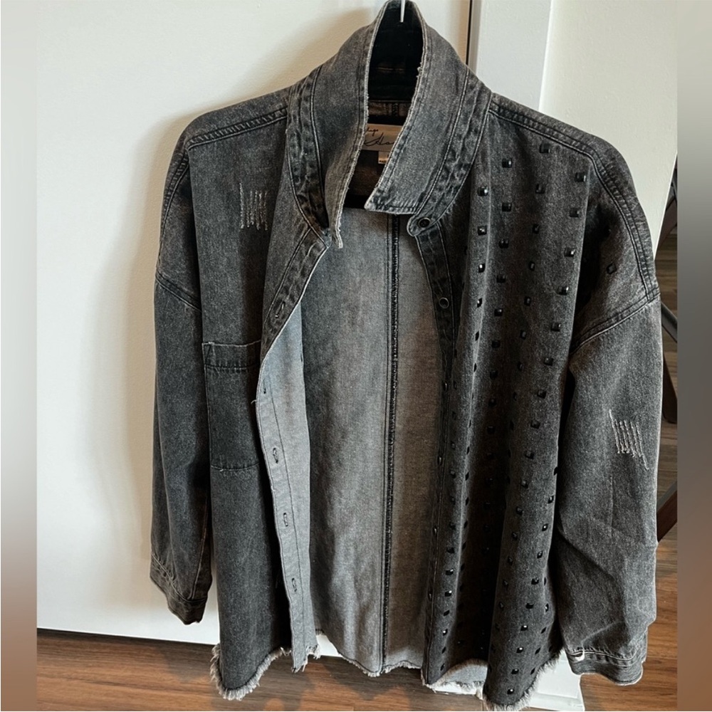 Vintage Havana NWOT denim button top